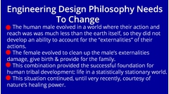 The Need For A New Engineering Design Philosophy