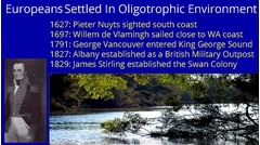 By  way of example, 100 years of white settlement changed what took nature a million years to build!