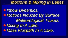 Let me now trying to convey the fundamentals of physical limnology in just enough detail to allow an undertanding of the threat that the world's lakes are facing!