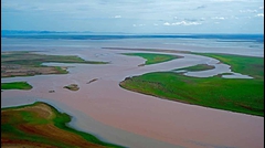 After experiencing the other two situations, I took the team to Lake Argyle to document a river inflow into a stratified reservoir. The photograph shows the Ord River entry entering Lake Argyle .