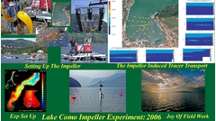 The work under turning the characteristics of a large Flygt impeller it was carried out in Lake Como in 2012